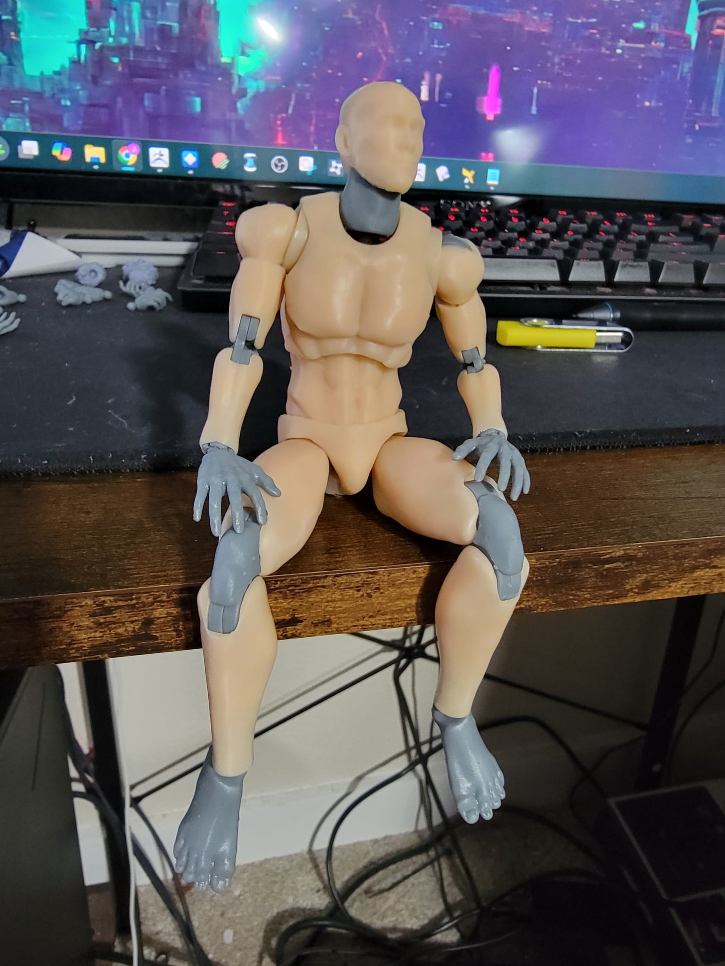 3d Printed Action Figure Project Abraham