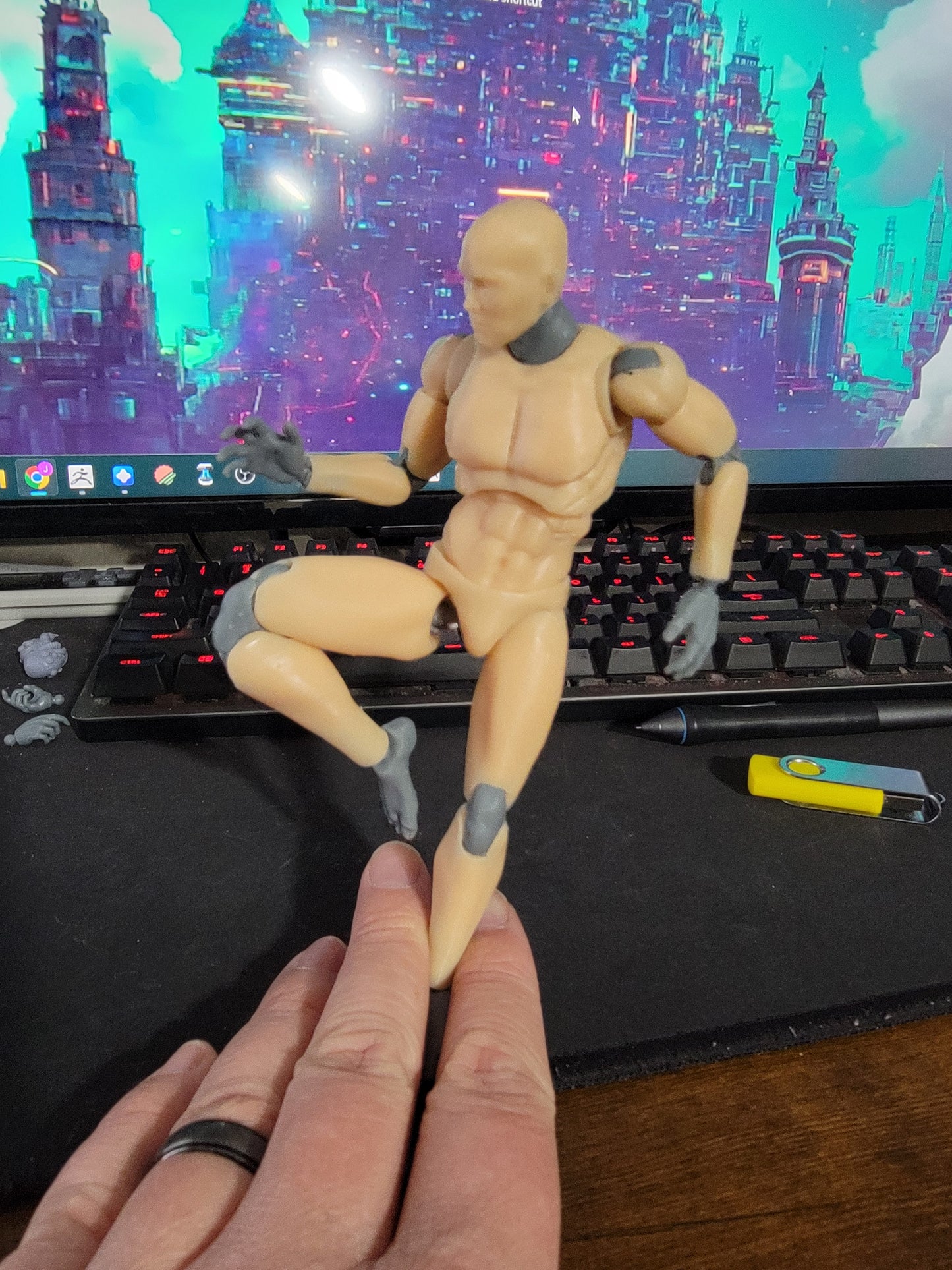 3d Printed Action Figure Project Abraham