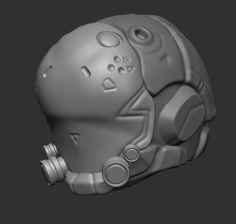Nr-Blank Robot Head