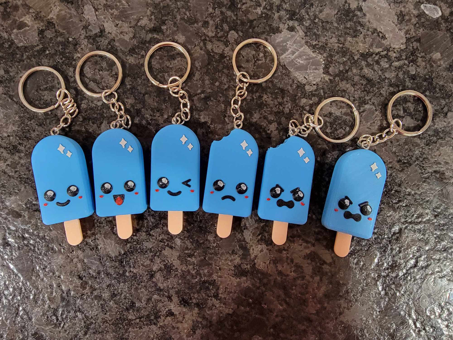 Kawaii Popsicle Boy Keychain