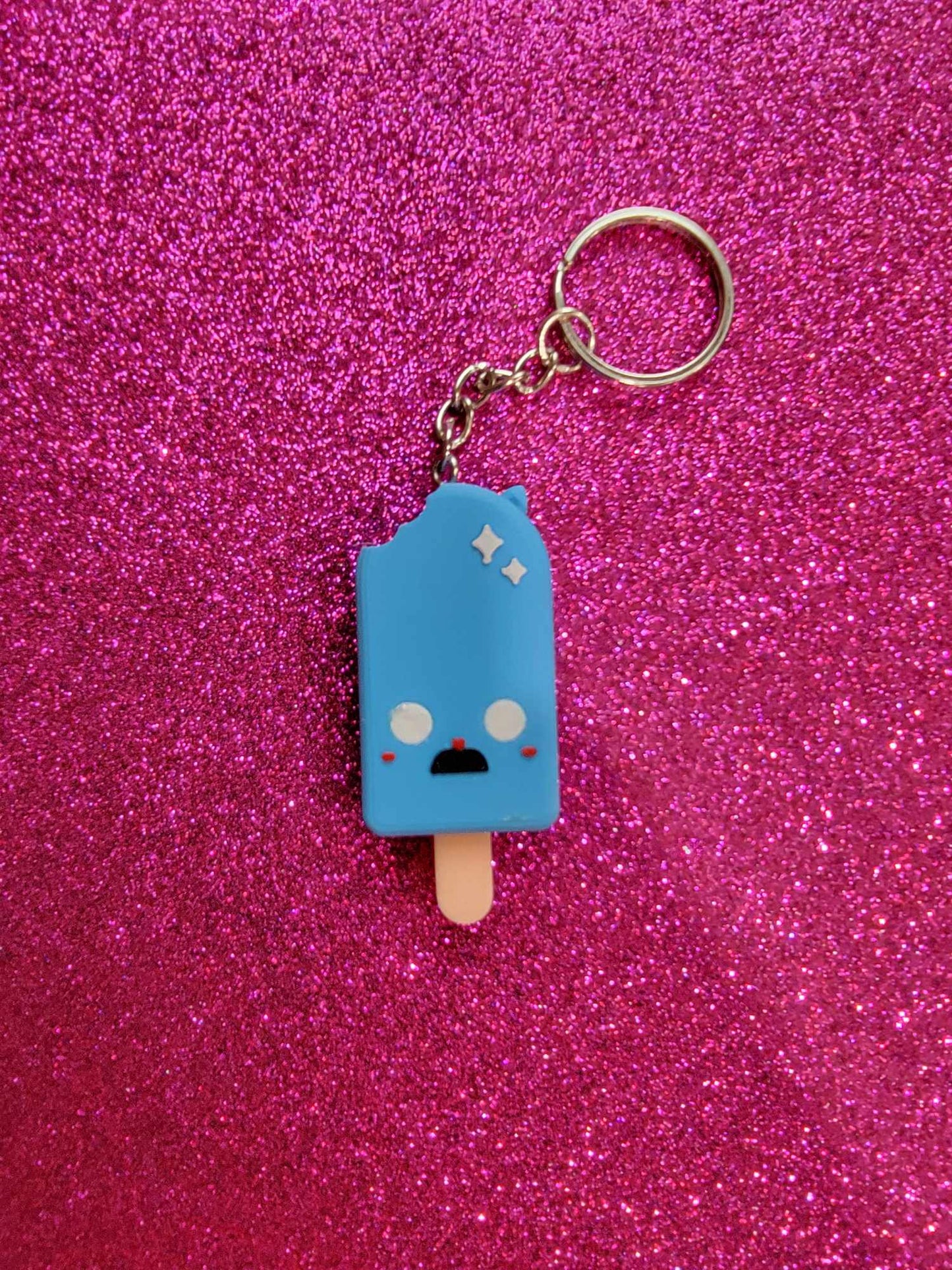 Kawaii Popsicle Cat Boy Keychain