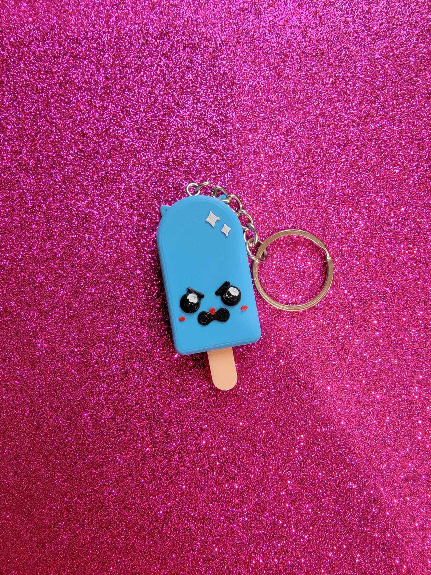 Kawaii Popsicle Cat Boy Keychain