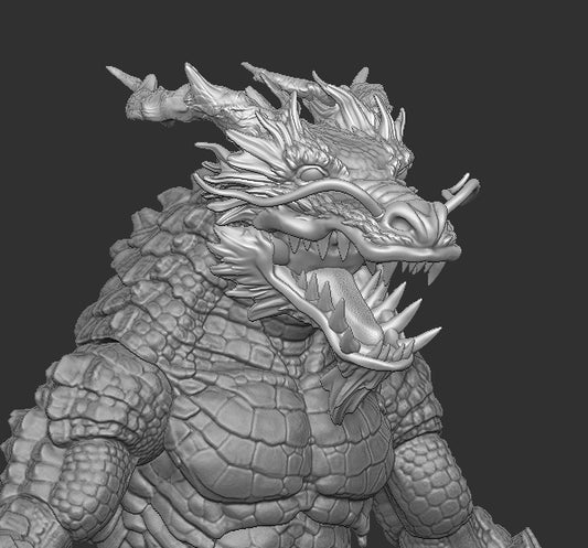 Chinese Dragon Head for Kraggnar Cosmic Legions