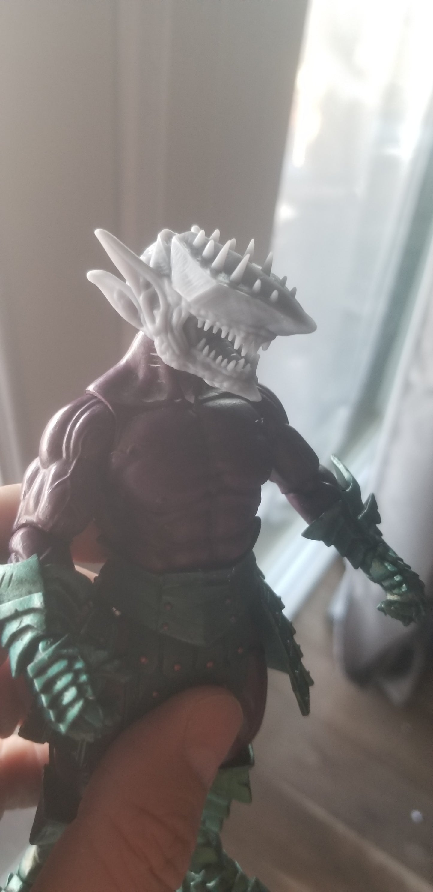 Durrogg Dragon Goblin Head Unpainted