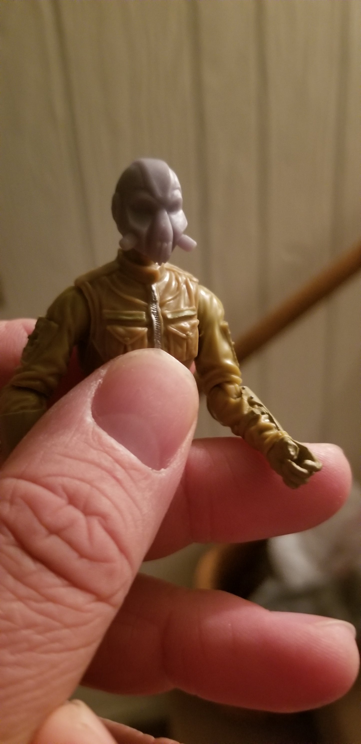 Grim Trooper Head Unpainted