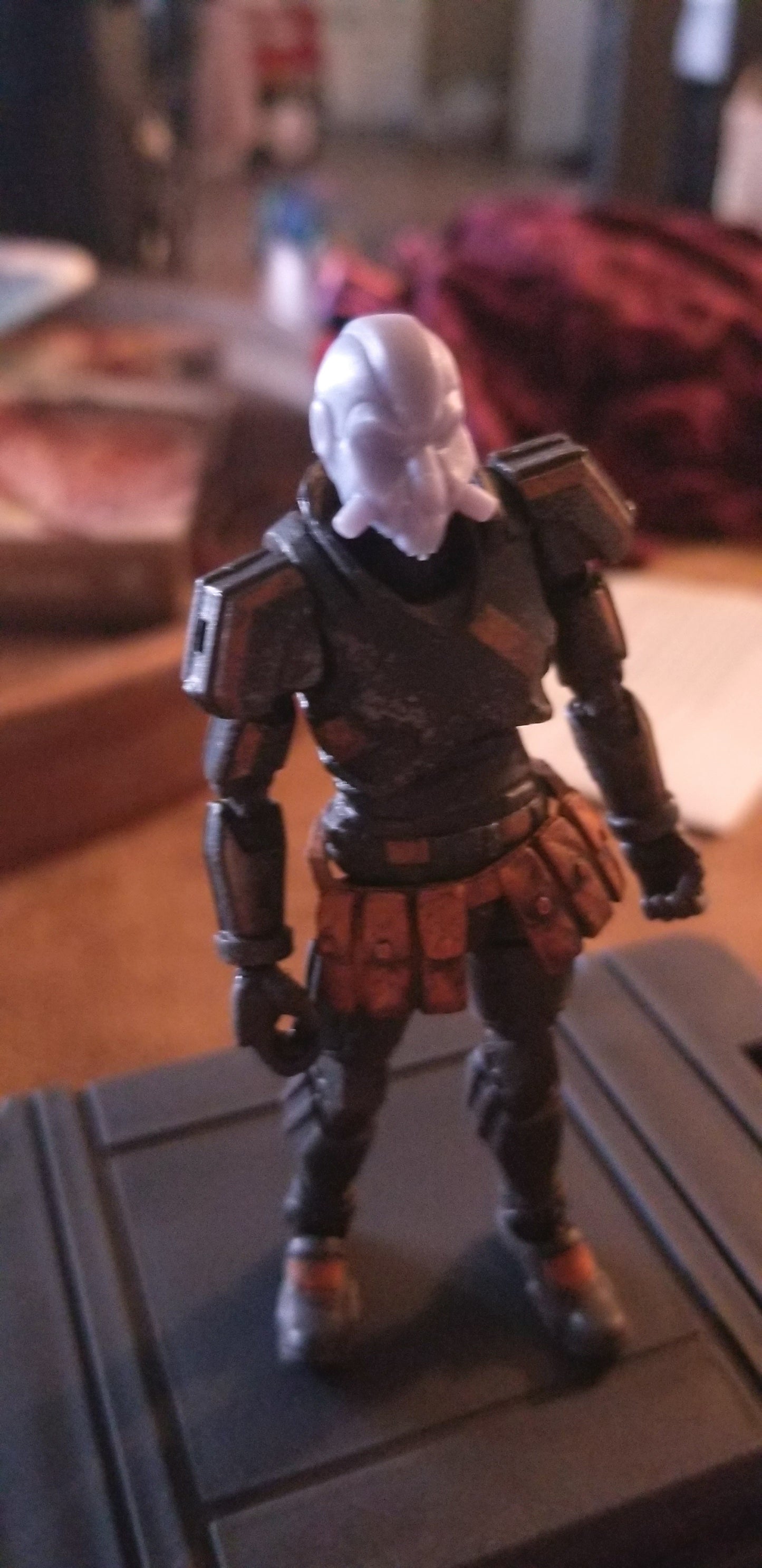 Grim Trooper Head Unpainted