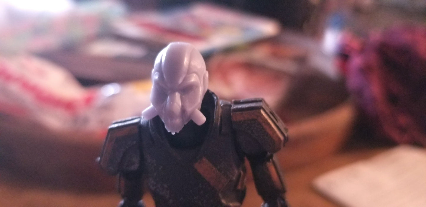 Grim Trooper Head Unpainted