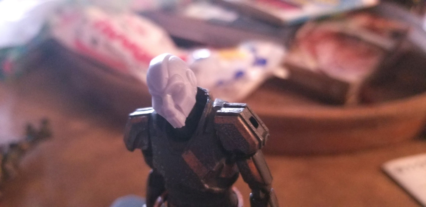 Grim Trooper Head Unpainted