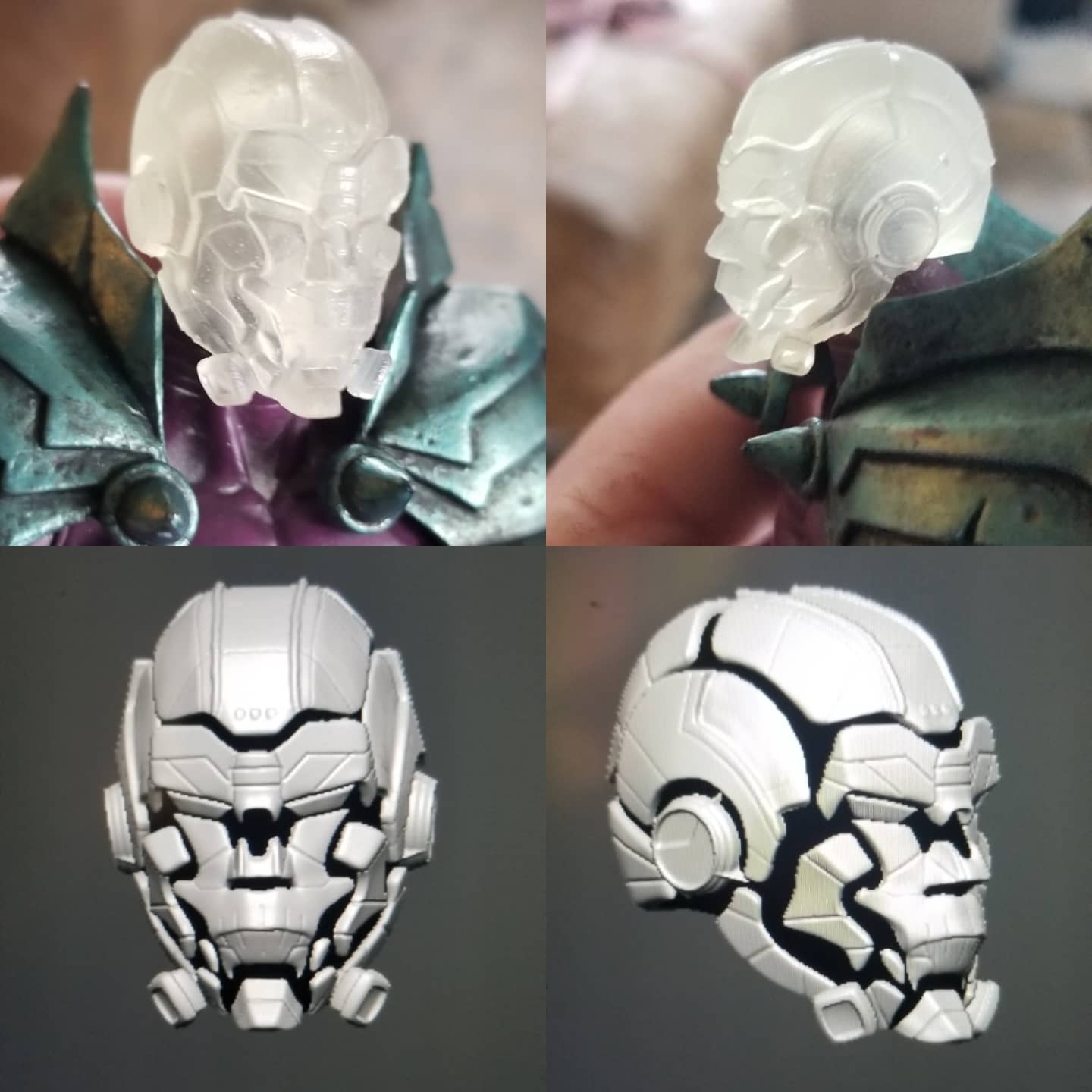 XEnO Head with Faceplate Unpainted